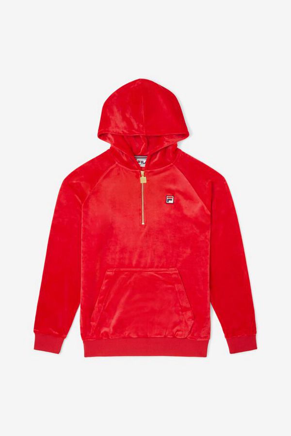 Sudaderas Fila Hombre Rojas - Laurent Velour - España 460783ZJS